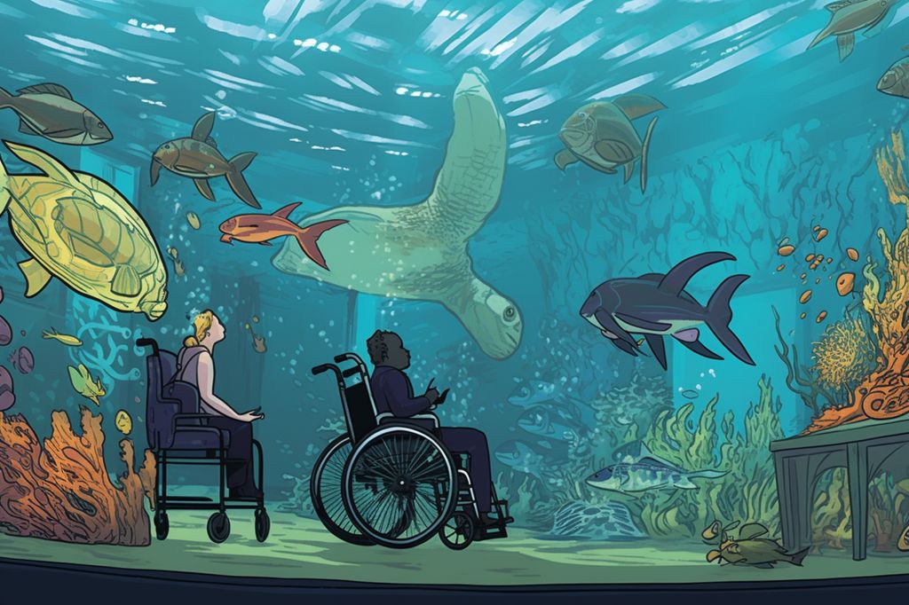wheelchair-friendly two oceans aquarium