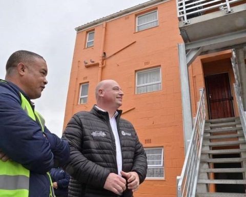 public housing staircase upgrade