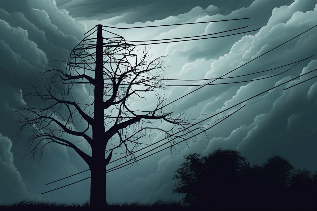 electricity outages weather damage