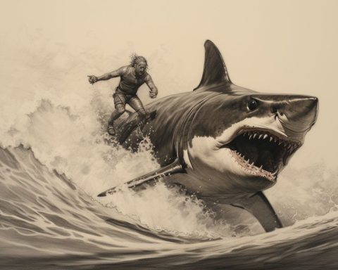 shark encounter surfing Cape Town