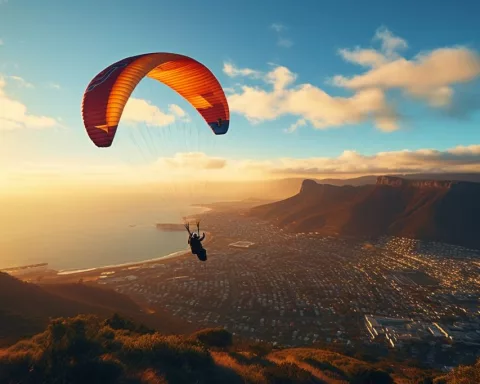 paragliding mugging Cape Town