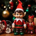 Toy of the Elf standing on the shelf