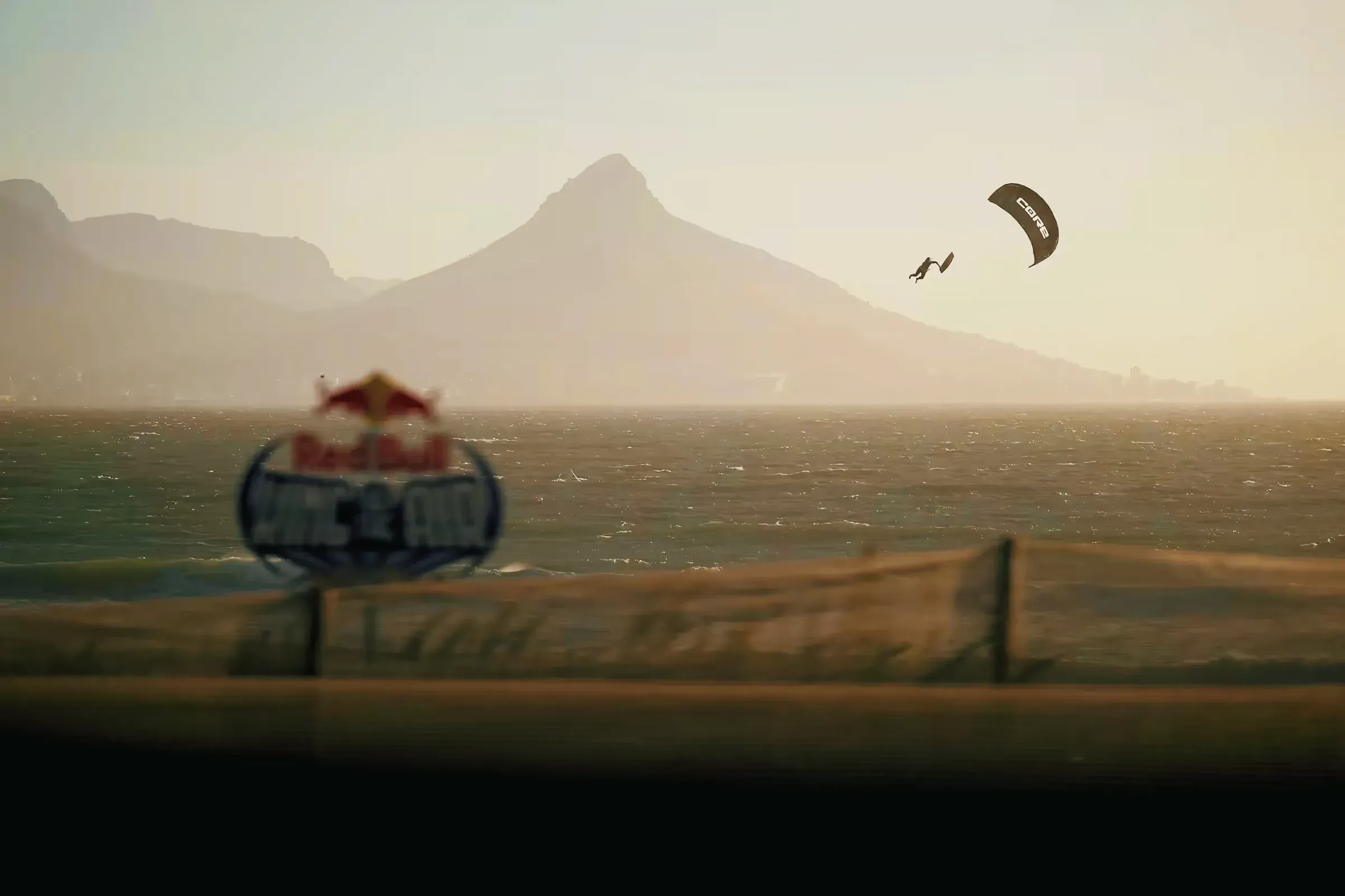 Exciting kiteboarding action at Red Bull King of the Air 2023 in Cape Town