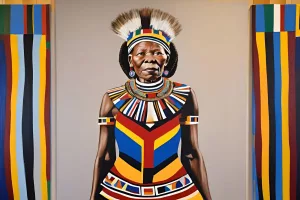 south african art esther mahlangu