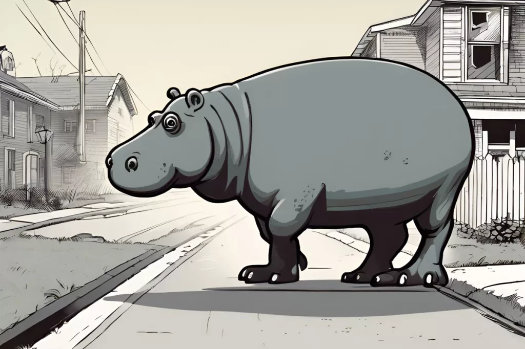 hippo sighting wildlife preservation