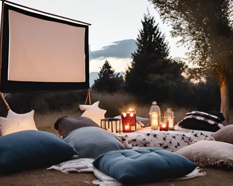 open-air cinema winelands